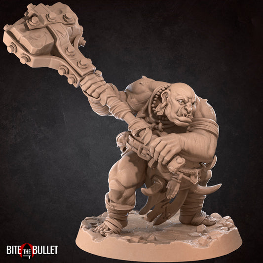 Gatekeeper Ogre | TABLETOP SCALE | D&D TTRPG Miniature | Bite the Bullet