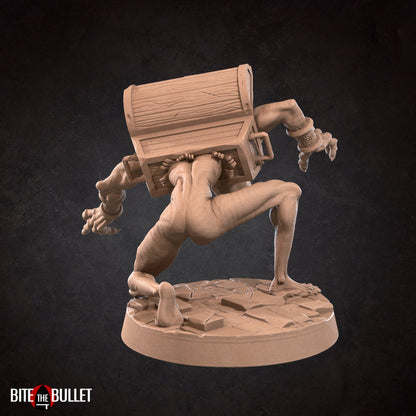 Mimic Duo | TABLETOP SCALE | D&D TTRPG Pathfinder Miniature | Bite the Bullet