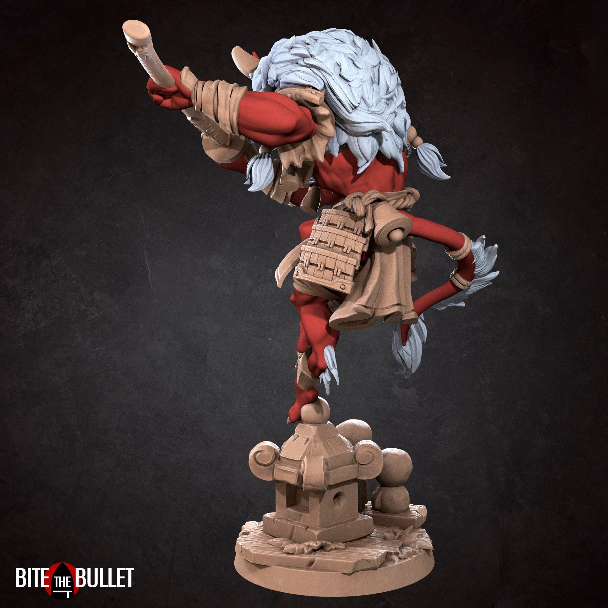 Oni Samurai | TABLETOP SCALE | D&D TTRPG Miniature | Bite the Bullet