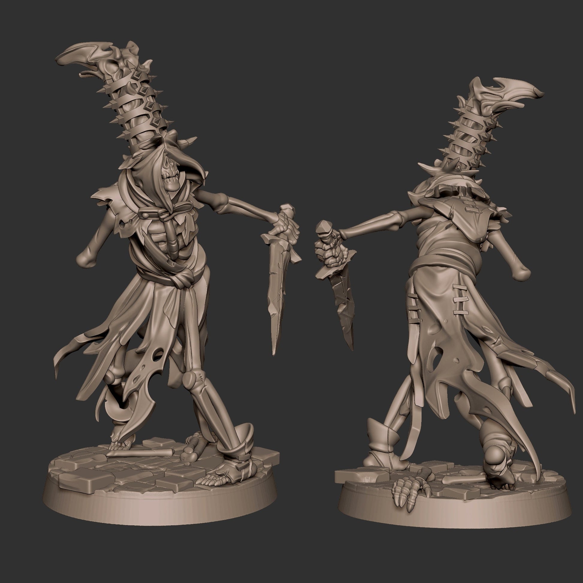 Skeletons | TABLETOP SCALE | D&D TTRPG Pathfinder Miniature | Bite the Bullet
