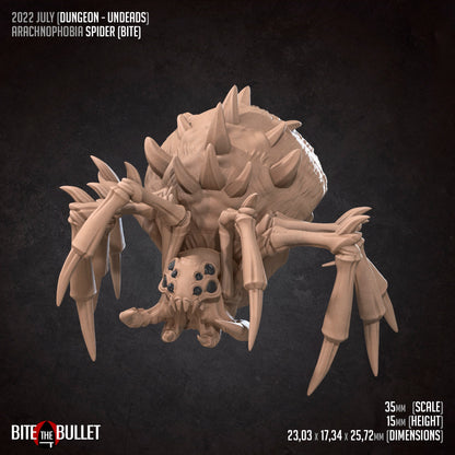 Spiders Pack | TABLETOP SCALE | D&D TTRPG Pathfinder Miniature | Bite the Bullet