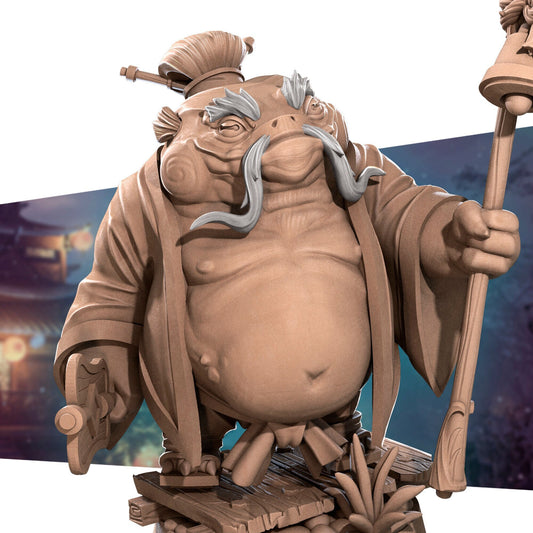 Temple Protector | TABLETOP SCALE | D&D TTRPG Miniature | Bite the Bullet | Unpainted, Unplated Resin 8k