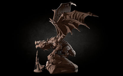 Twilight the Dragon | TABLETOP SCALE | D&D TTRPG Pathfinder Miniature | Bite the Bullet