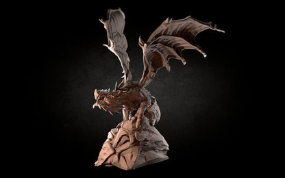Twilight the Dragon | TABLETOP SCALE | D&D TTRPG Pathfinder Miniature | Bite the Bullet