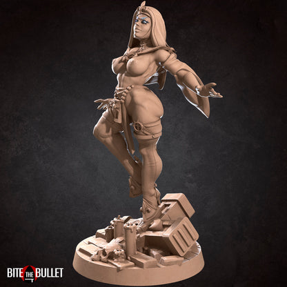 Exxotic Battle Sisters Cleric Priestess | Pinup SFW NSFW Model Miniature | Bite the Bullet