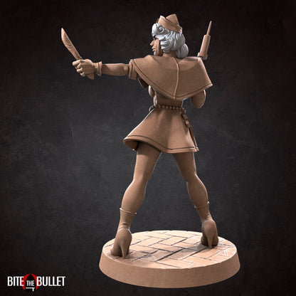 Exxotic Emilia Battle Medic | Pinup SFW NSFW Model Miniature | Bite the Bullet