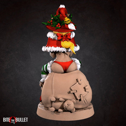 Exxotic Jingle Christmas Elf | Pinup Model Miniature | Bite the Bullet