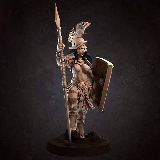 Exxotic Kalista Gladiator | Pinup SFW NSFW Model Miniature | Bite the Bullet