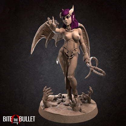 Exxotic Scarlet Succubus | Pinup SFW NSFW Model Miniature | Bite the Bullet