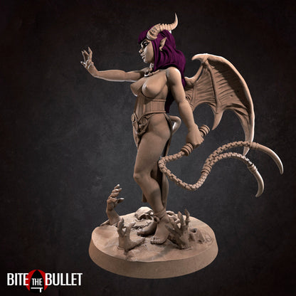 Exxotic Scarlet Succubus | Pinup SFW NSFW Model Miniature | Bite the Bullet