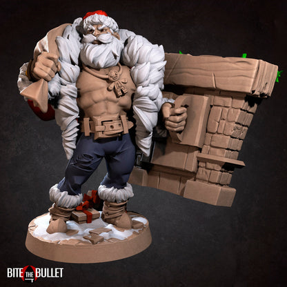 Exxotic Sexy Santa Klaus | Pinup Model Miniature | Bite the Bullet