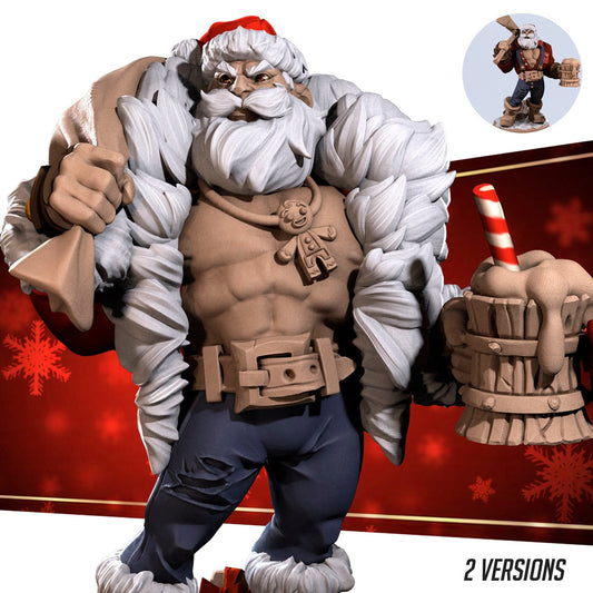 Exotic Sexy Santa Klaus | Pinup Model Miniature | Bite the Bullet