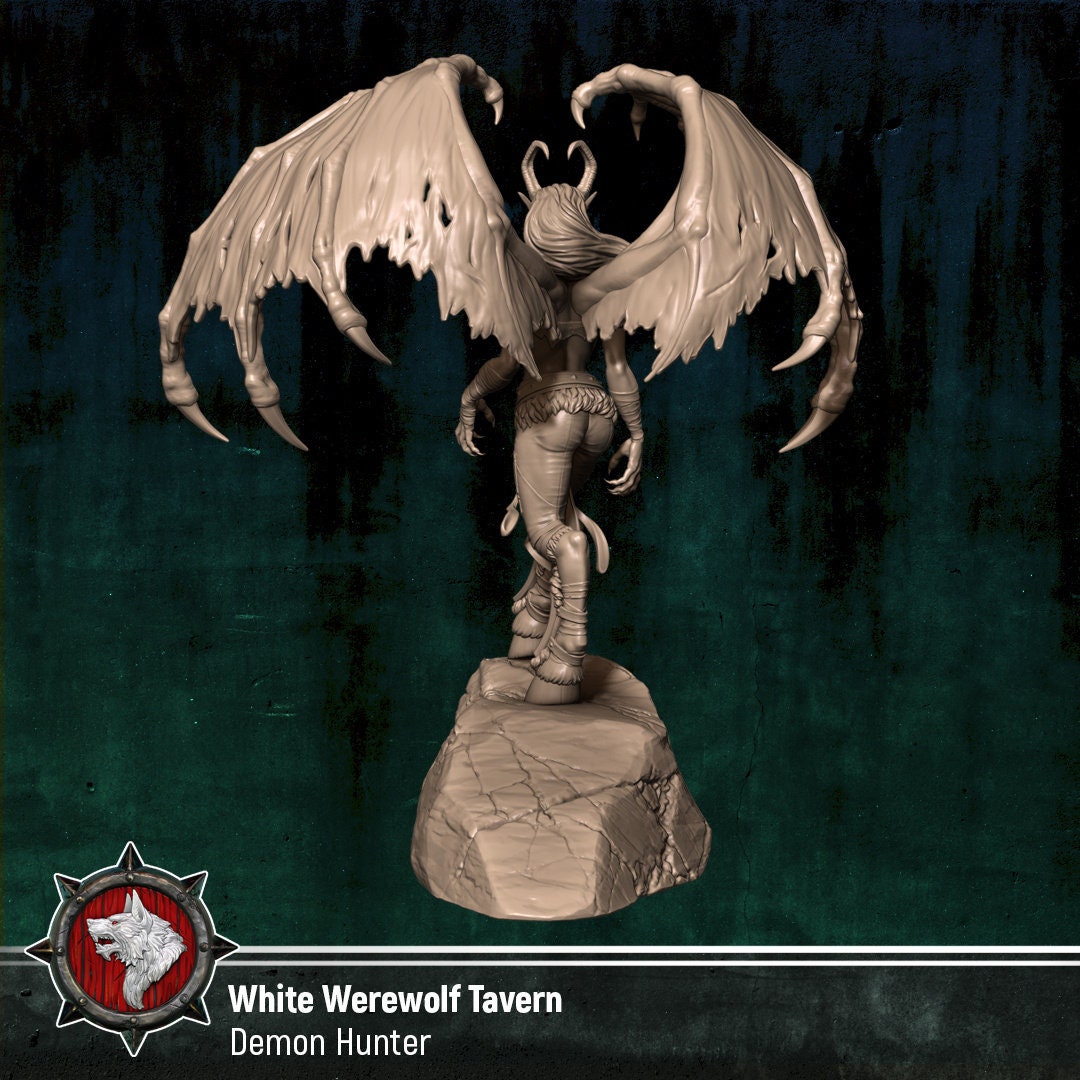 Demon Hunter | Garage Resin Kit Statue | White Werewolf Tavern