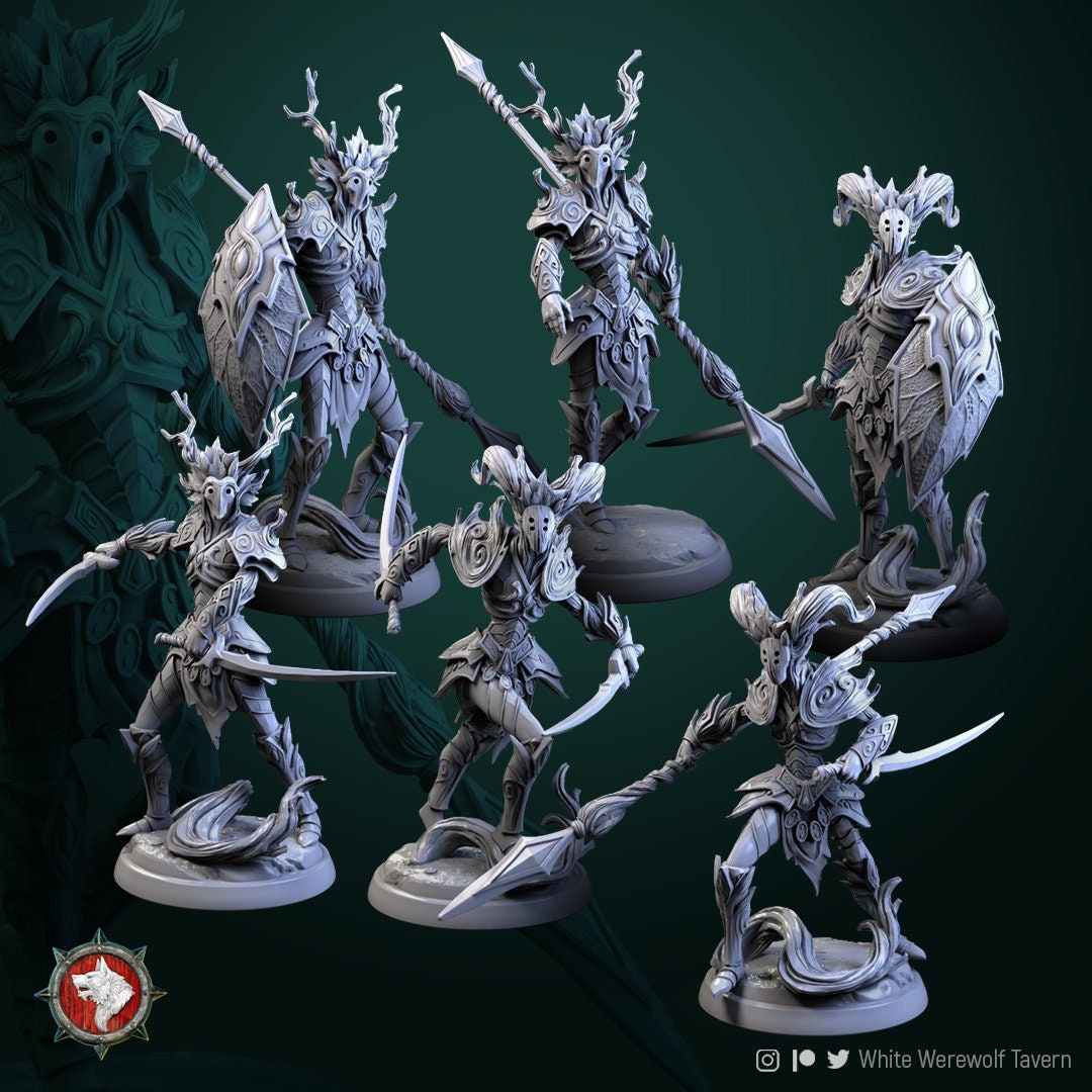 Dendroids | TABLETOP SCALE | D&D TTRPG Miniature | White Werewolf Tavern