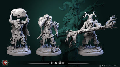 Frost Giants | TABLETOP SCALE | TTRPG Miniature | White Werewolf Tavern