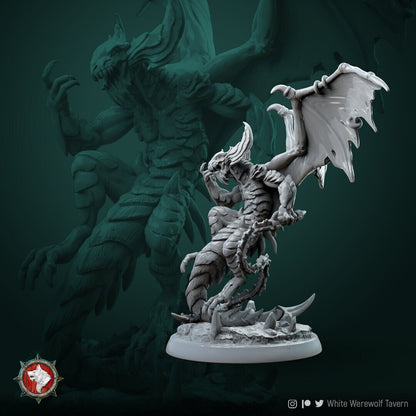 Kerrafius Taskmaster | TABLETOP SCALE | D&D TTRPG Miniature | White Werewolf Tavern