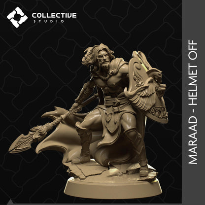 Maraad, Olympian Fighter, Spartan Warrior, Gladiator | Tabletop Gaming Miniature or Display Figure | Collective Studio