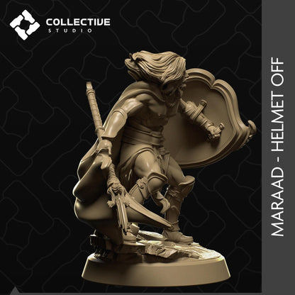 Maraad, Olympian Fighter, Spartan Warrior, Gladiator | Tabletop Gaming Miniature or Display Figure | Collective Studio