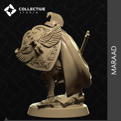 Maraad, Olympian Fighter, Spartan Warrior, Gladiator | Tabletop Gaming Miniature or Display Figure | Collective Studio