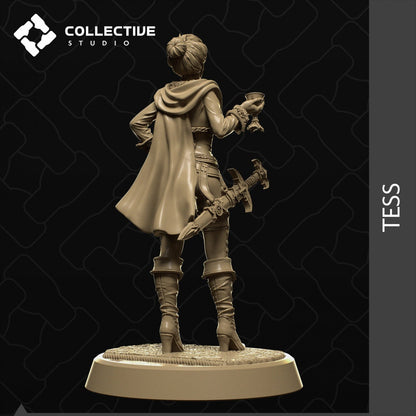 Tess Carneath, Human Noble | Tabletop Gaming Mini or Display Figure | Collective Studio