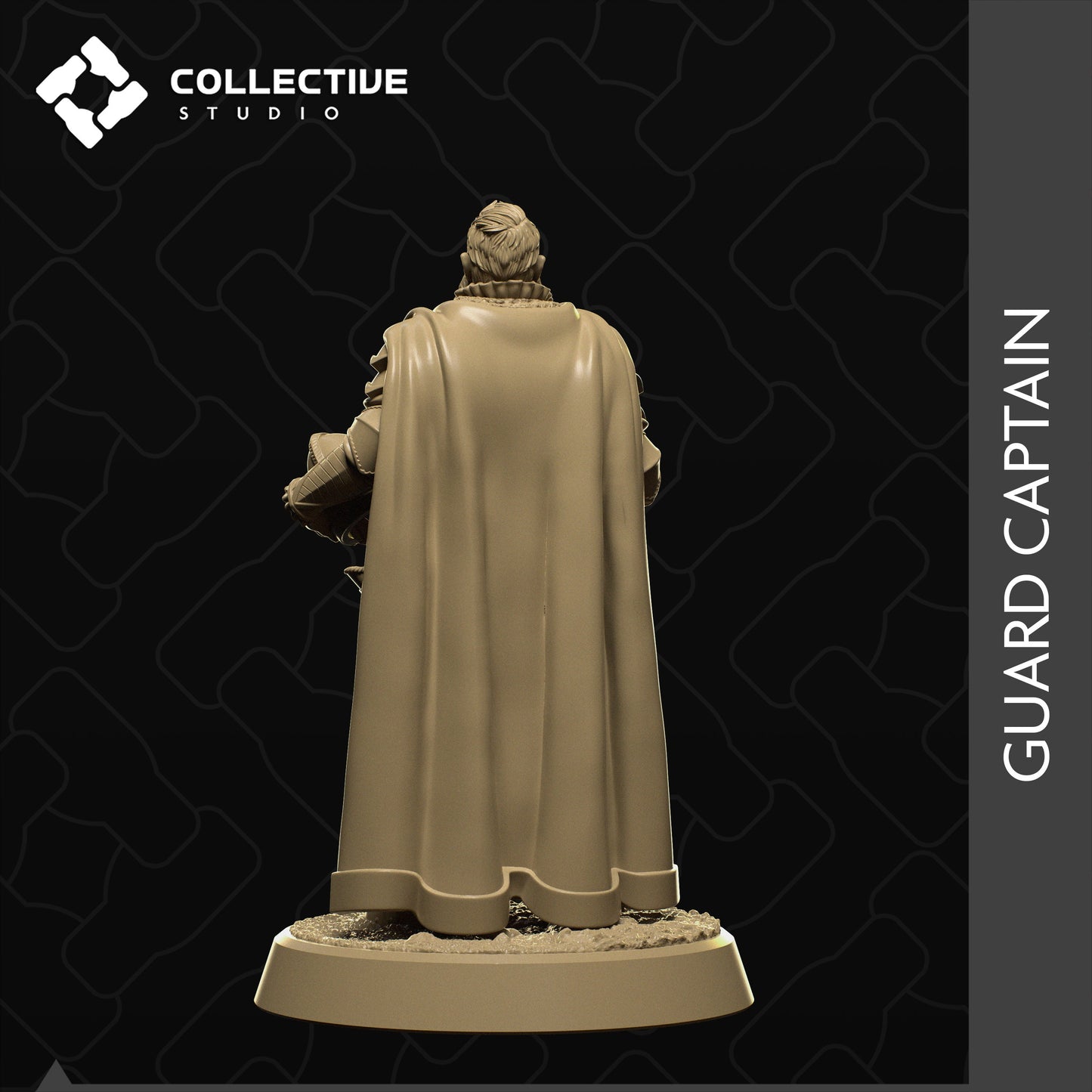 Guard Captain | Tabletop Gaming Mini or Display Figure | Collective Studio