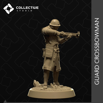 Guard Crossbowman | Tabletop Gaming Mini or Display Figure | Collective Studio