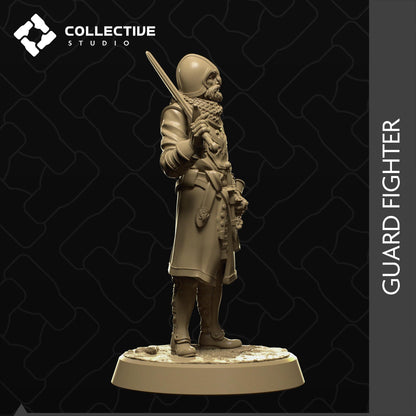 Guard Fighter | Tabletop Gaming Mini or Display Figure | Collective Studio