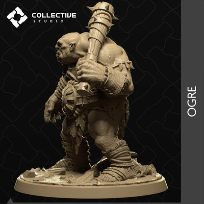 Ogre | Tabletop Gaming Mini or Display Figure | Collective Studio