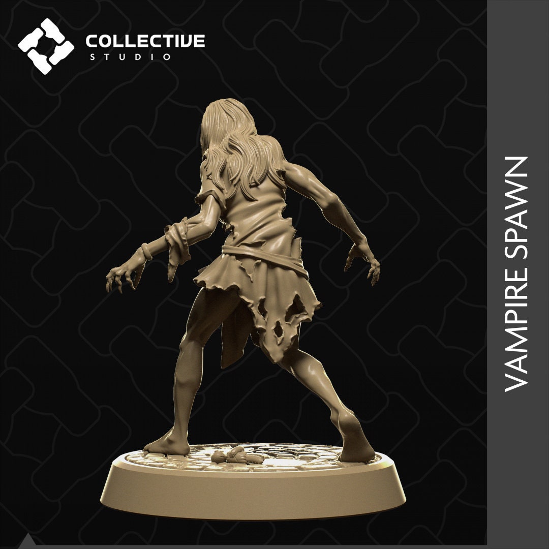 Vampire Spawn, Monster | Tabletop Gaming Mini or Display Figure | Collective Studio