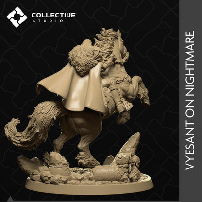 Vyesant on Nightmare | Strahd von Zarovich | Tabletop Gaming Mini or Display Figure | Collective Studio