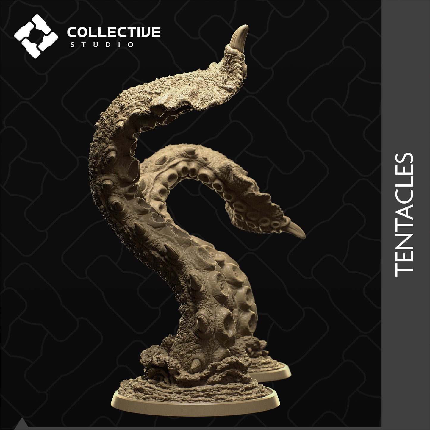 Kraken, Giant Sea Monster | D&D Tabletop Gaming Mini or Display Figure | Collective Studio