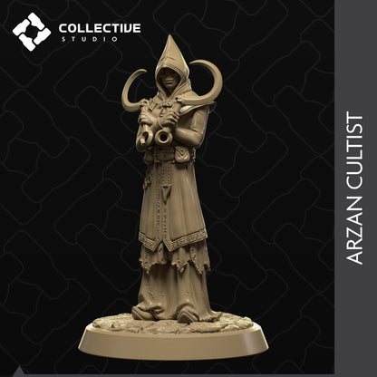 Arzan Cultist | Tabletop Gaming Mini or Display Figure | Collective Studio