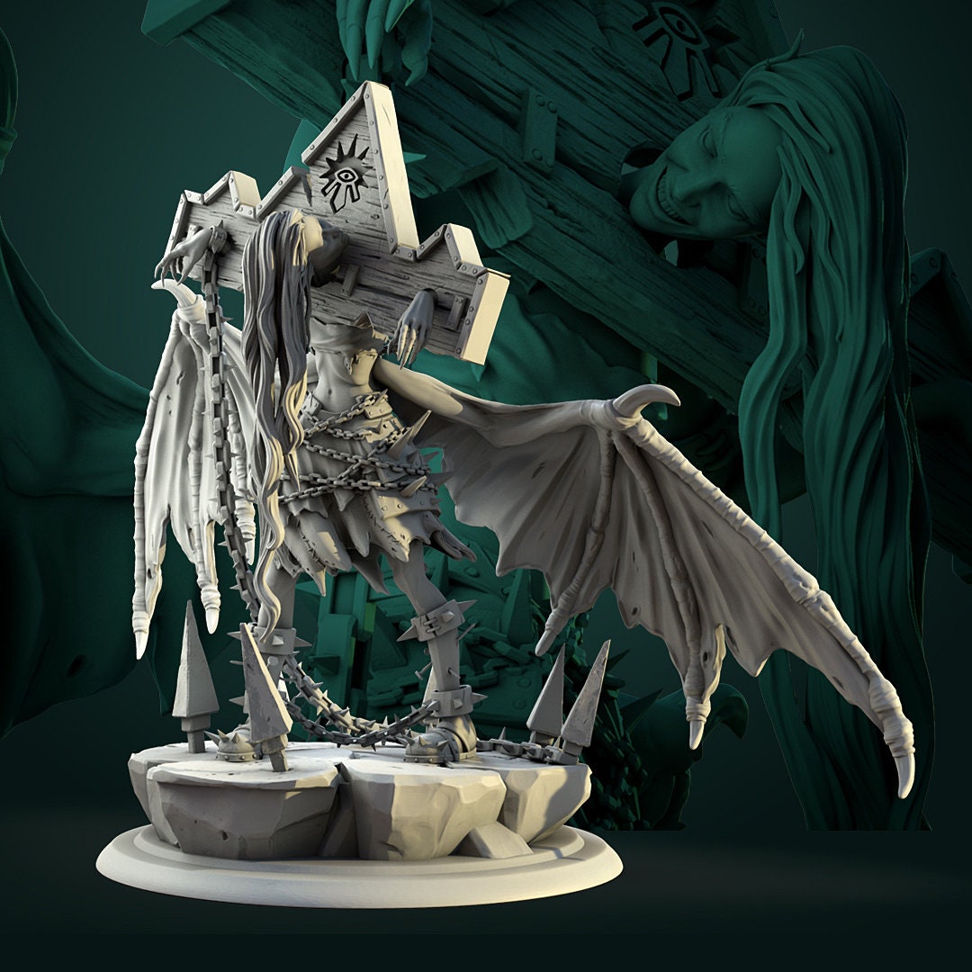 Khaaru Lord of Chaos | TTRPG Miniature | White Werewolf Tavern | Unpainted, Unplated Resin 8k