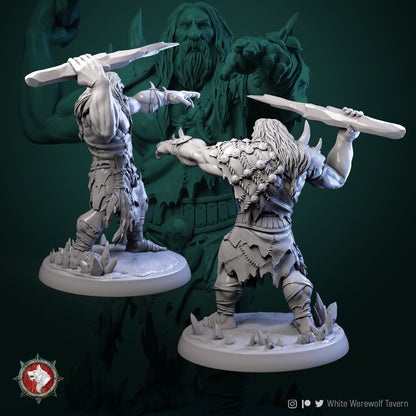 Mountain Giants | TABLETOP SCALE | TTRPG Miniature | White Werewolf Tavern