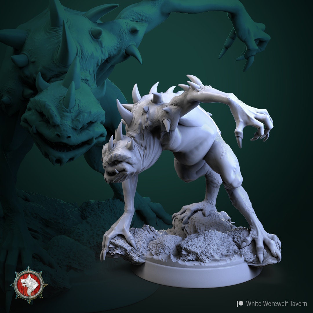 Slaads | TABLETOP SCALE | D&D TTRPG Miniature | White Werewolf Tavern