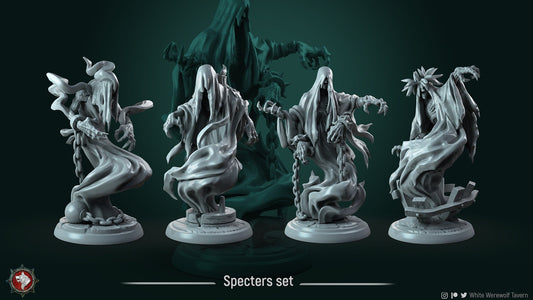 Specters | TABLETOP SCALE | TTRPG Miniature | White Werewolf Tavern