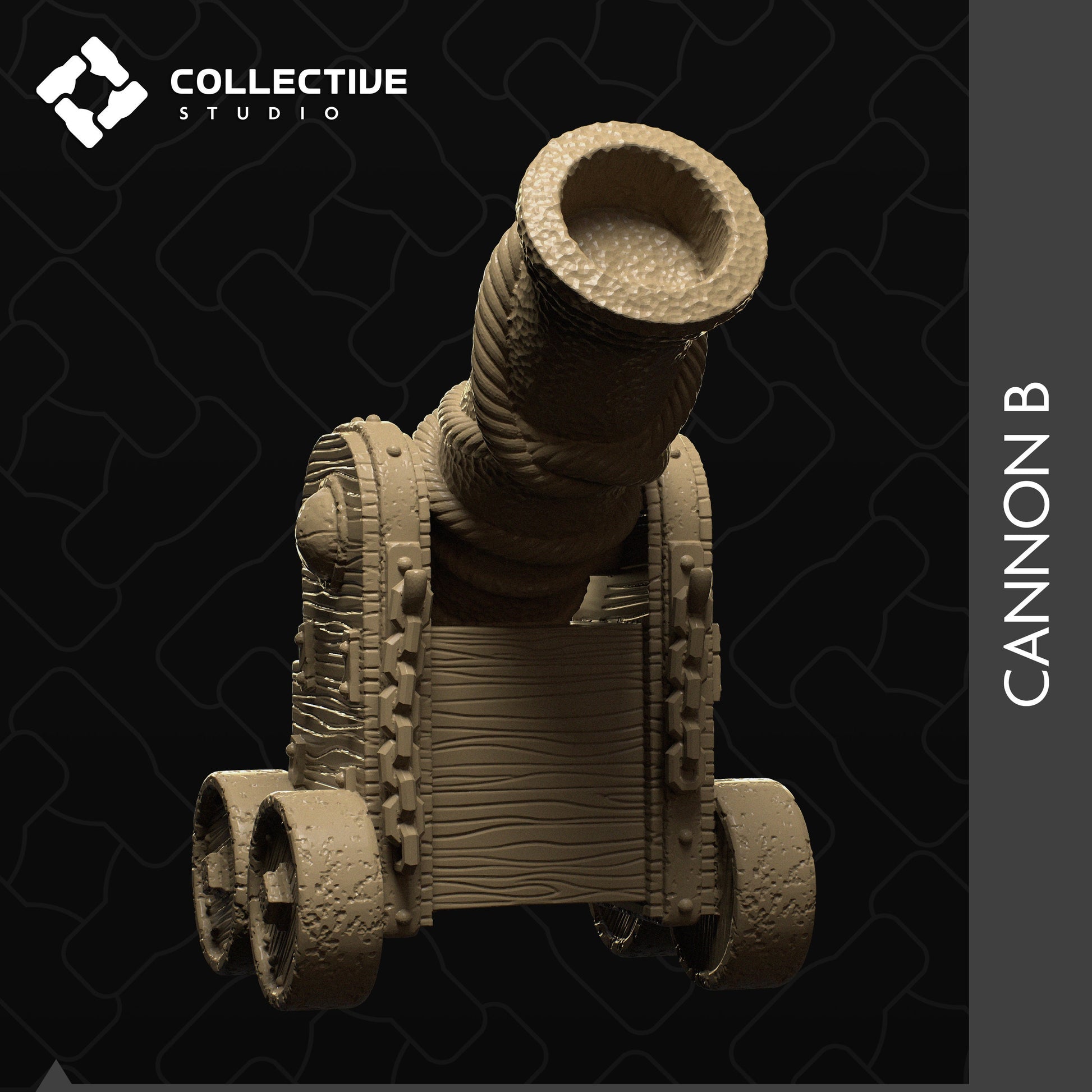 Cannon | D&D Scatter Miniature | Collective Studio