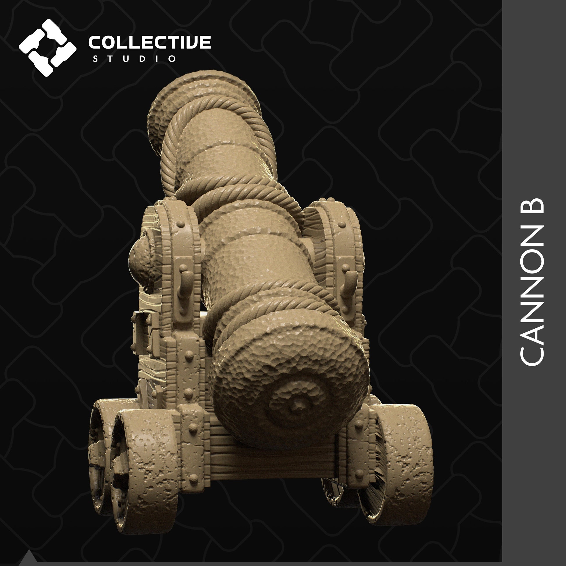 Cannon | D&D Scatter Miniature | Collective Studio