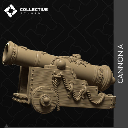 Cannon | D&D Scatter Miniature | Collective Studio
