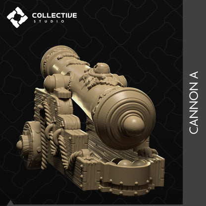 Cannon | D&D Scatter Miniature | Collective Studio