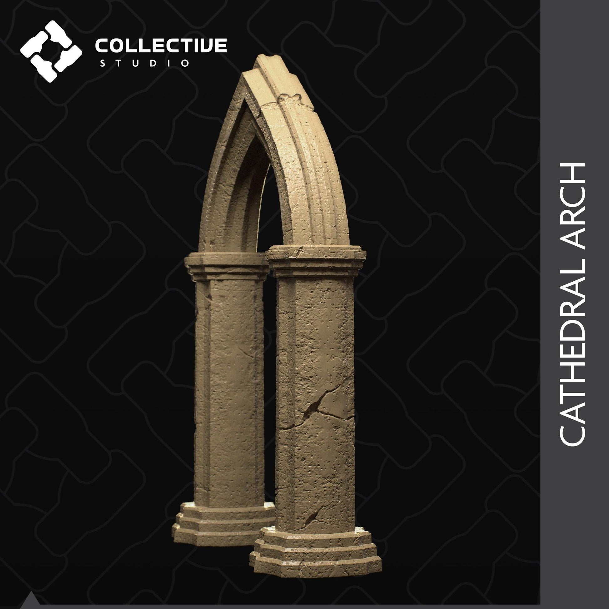 Cathedral Arch | D&D Scatter Miniature | Collective Studio