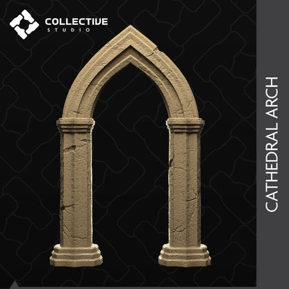 Cathedral Arch | D&D Scatter Miniature | Collective Studio