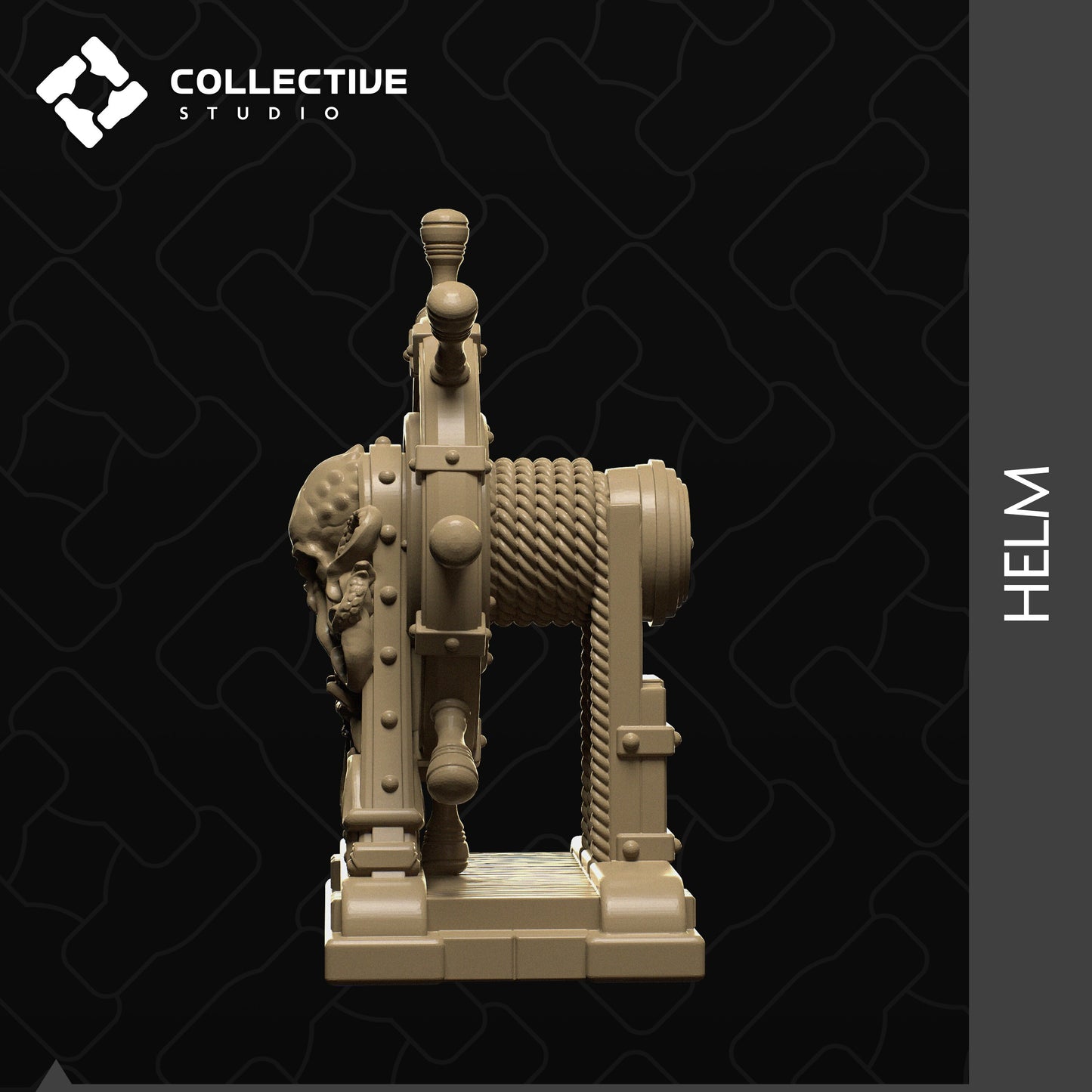 Helm | D&D Scatter Miniature | Collective Studio