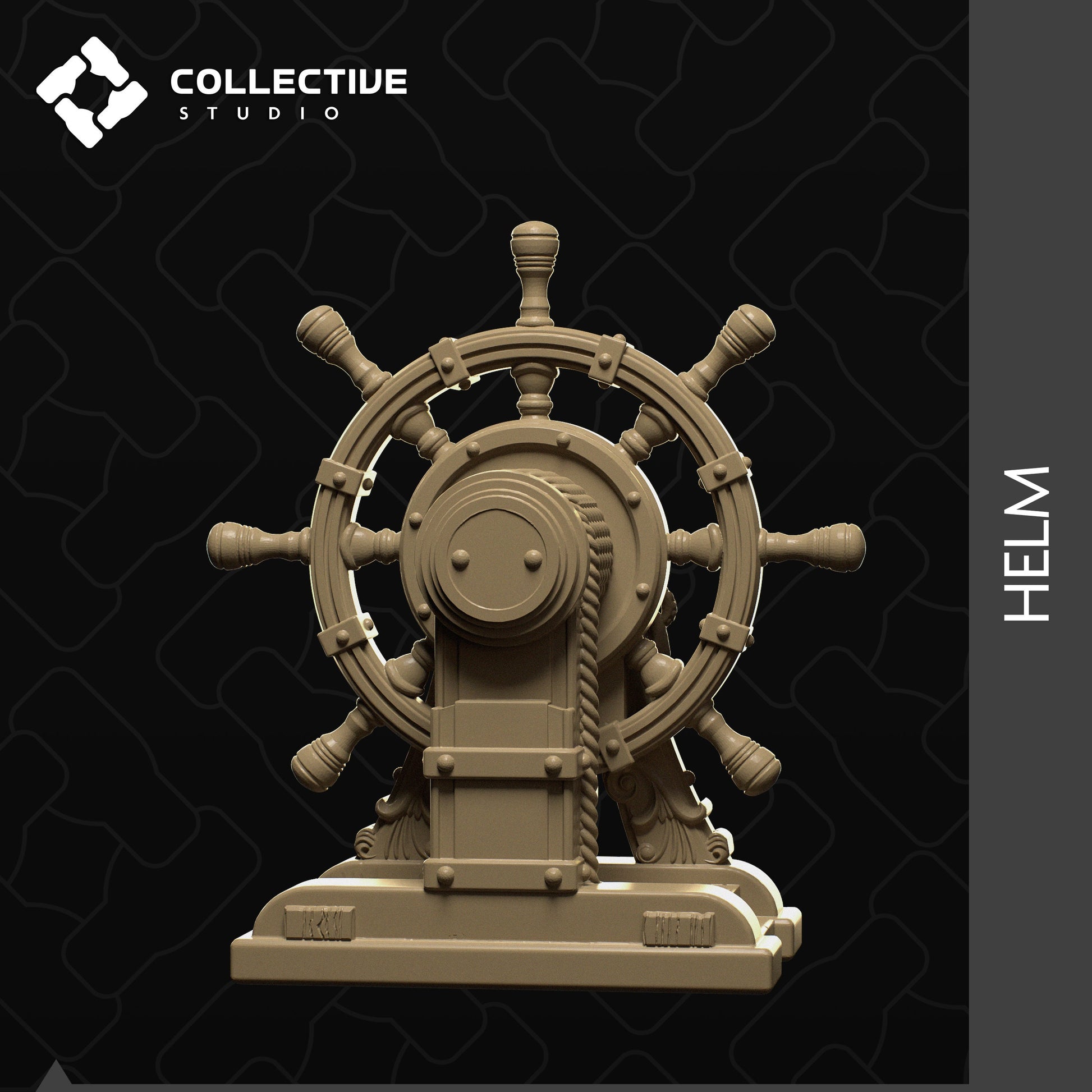 Helm | D&D Scatter Miniature | Collective Studio