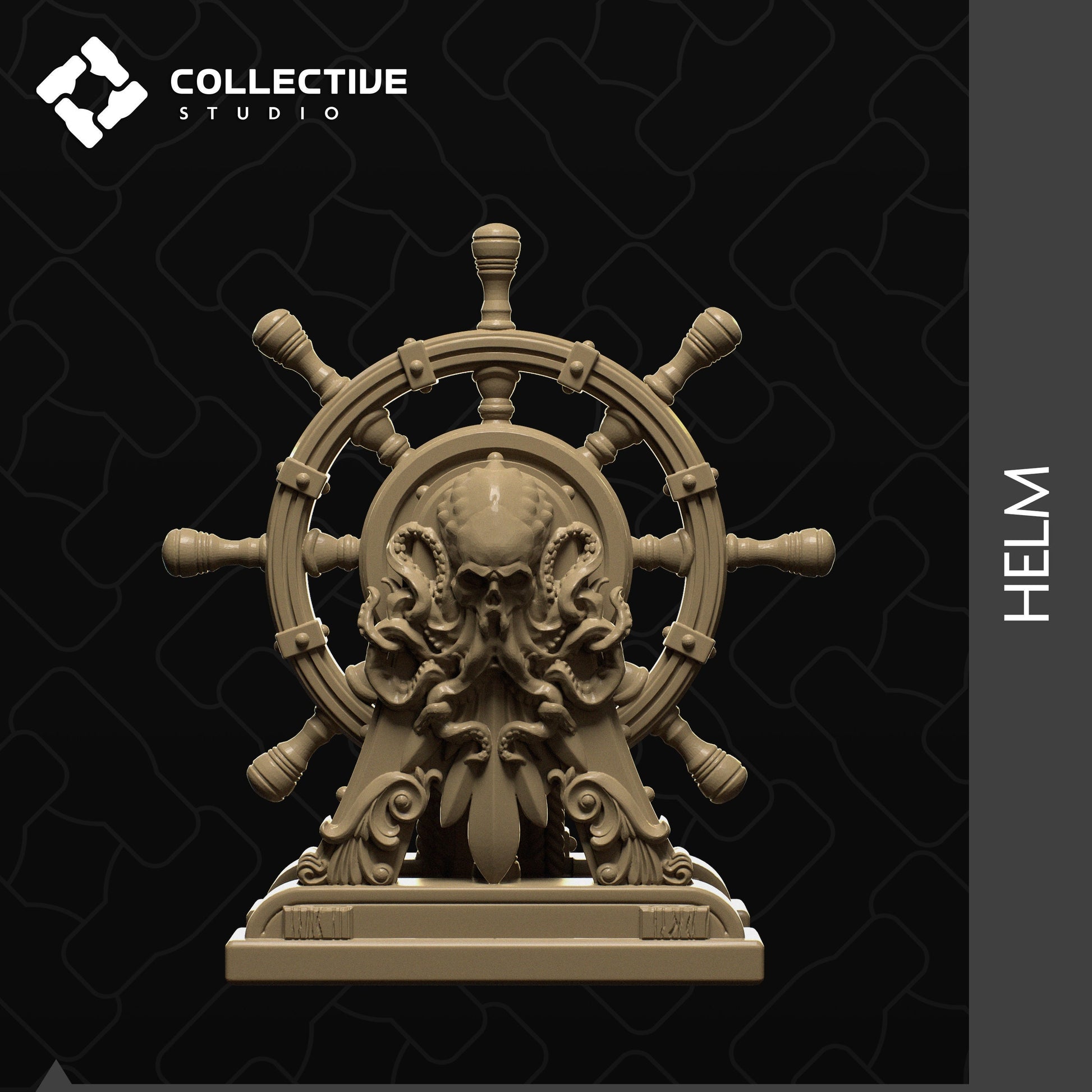Helm | D&D Scatter Miniature | Collective Studio