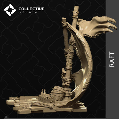 Raft | D&D Scatter Miniature | Collective Studio
