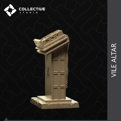 Vile Altar | D&D Scatter Miniature | Collective Studio