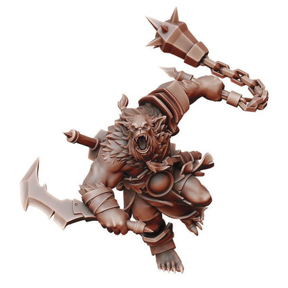 Bubgear Berserker | D&D TTRPG Monster Miniature | Manuel Boria