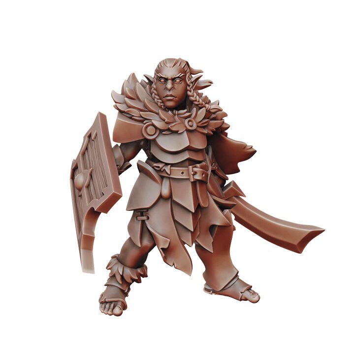 Hobgoblin | TABLETOP SCALE | D&D TTRPG Monster Miniature | Manuel Boria | Unpainted, Unplated Resin 8k