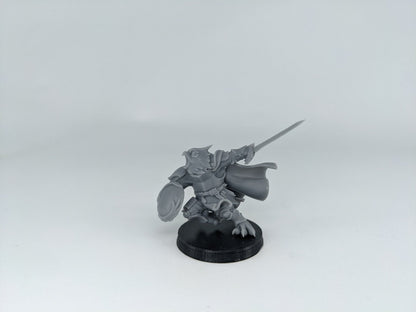 Owlfolk Knight | D&D TTRPG Miniature | Manuel Boria